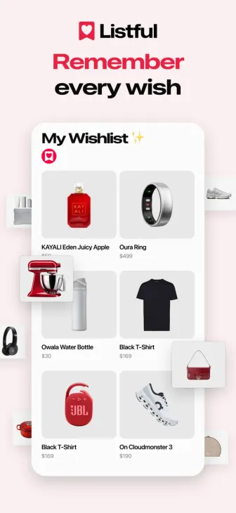 The first screenshot Listful publishes on its own App Store listing.